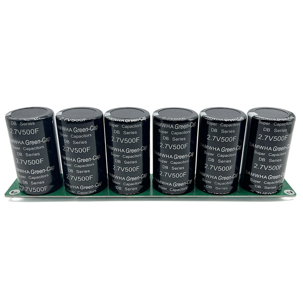 

SAMWHA Green-Cap 16V83F Four-Foot Automobile Rectifier Module 2.7V500F Connection Bank For Self Customized Backup Power Supply