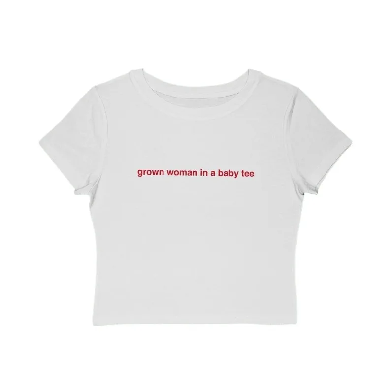 Lorde Crop Top T-Shirt O-Neck Oversize Tops Women Fashionable Tshirt Tops Design Pattern