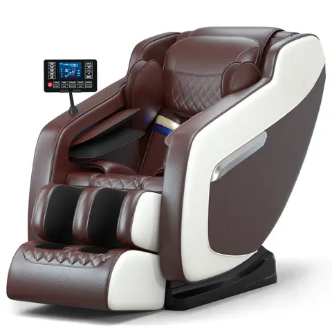 massage chair 4d zero gravity Automatic Heating Massage Chair Bluetooth Music  with Airbag Reclining Shiatsu Massage Chair