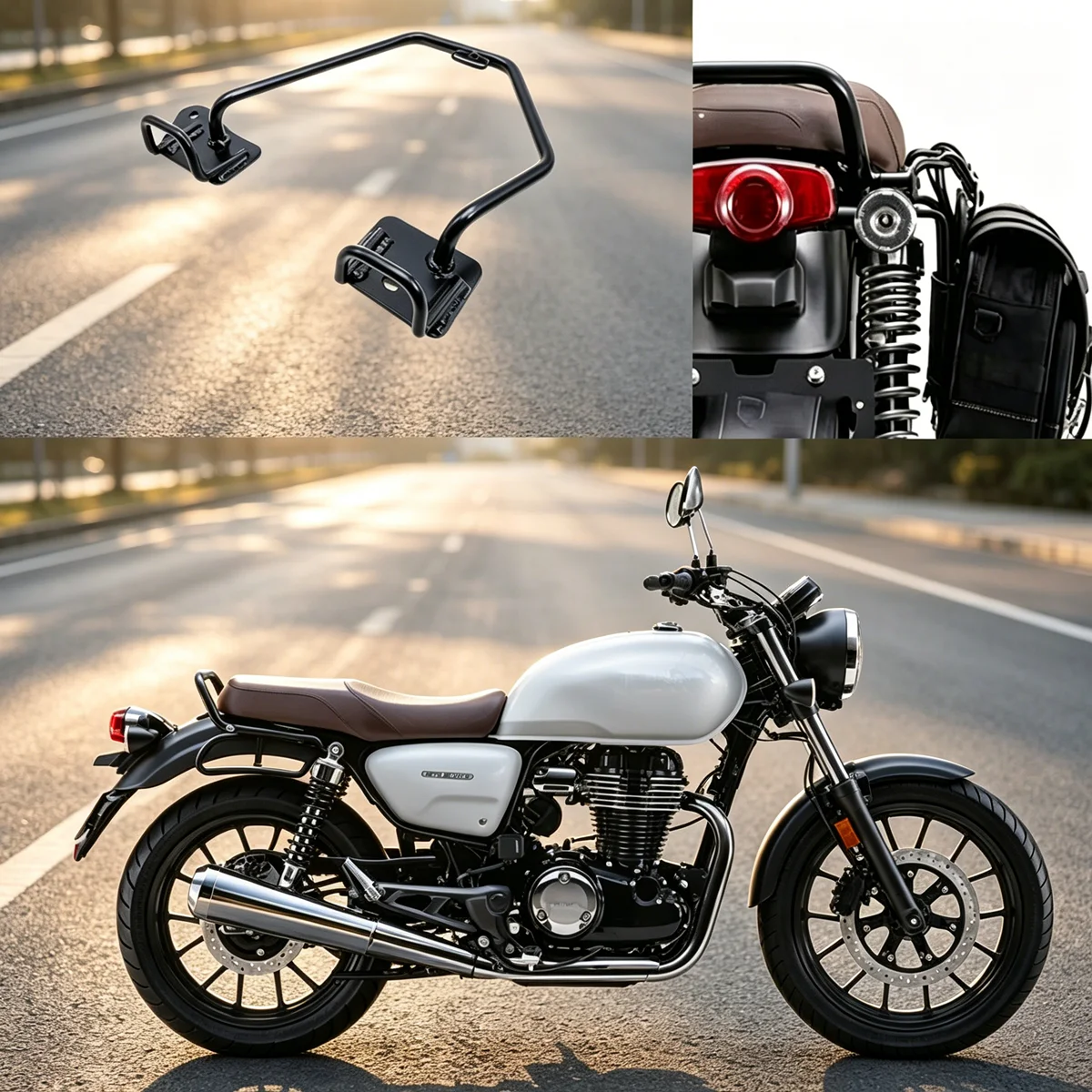 For GB350 GB350S 2021 2022 2023 Motorcycle Side Luggage Rack Mounting Bracket Side Bag Carrier