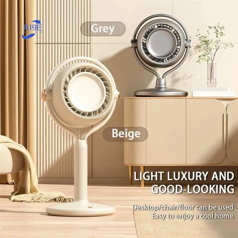 

A19E-Fan Multi-Function 2400Mah High-Capacity Lithium Battery High Efficiency Continuous Portable Fan