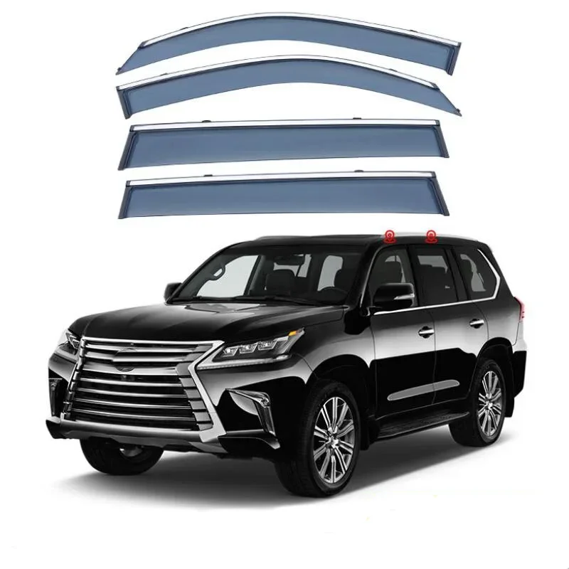 

Awnings & Shelters Window Visor Side Window Deflector Rain Guard For Lexus LX450 LX470 LX500D LX570 LX600 LX Series 1996 - 2023