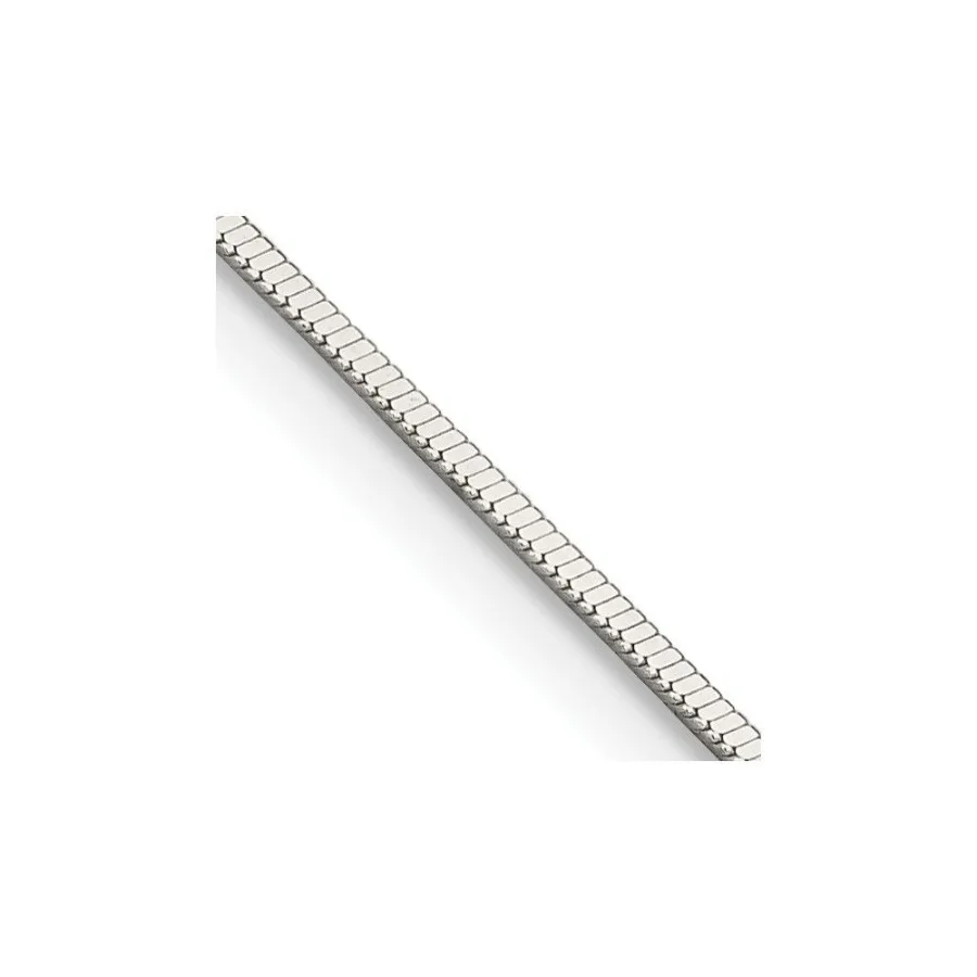 

Sterling Silver.8mm Square Snake Chain