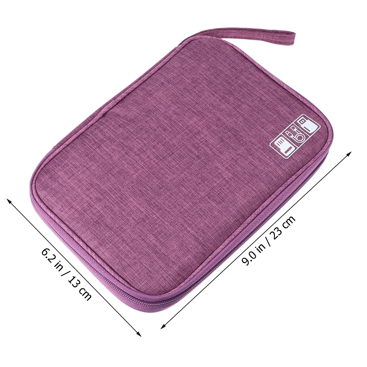 Data Cable Storage Bag Large Capacity Digital Carrying Pouch For Usb Cables Chargers Earphones Power Bank Portable