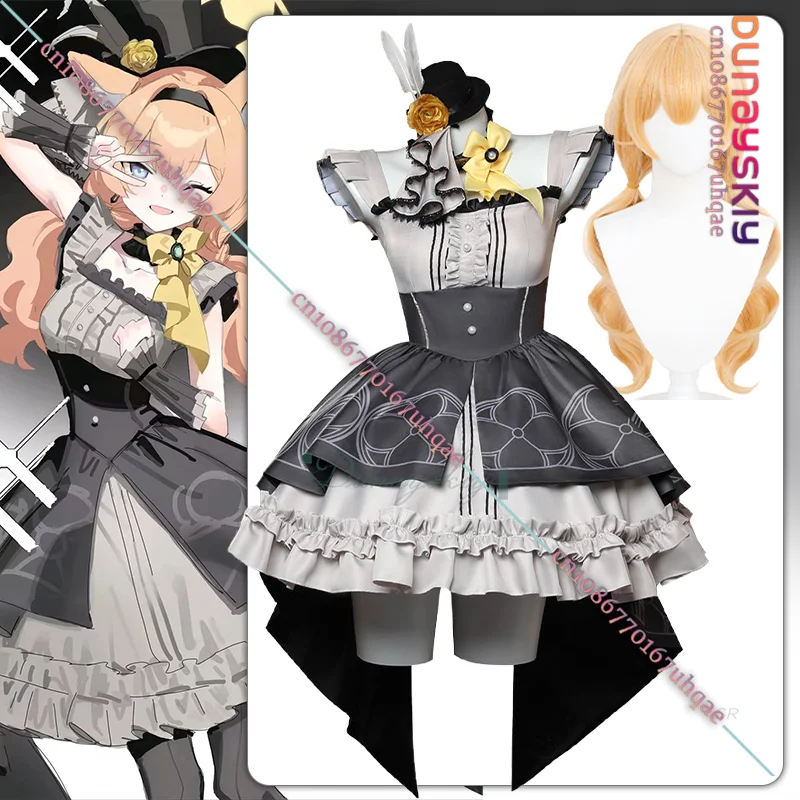 {saikou}iochi-mari-cosplay-costume-perruque-lolita-robe-oreille-tenue-costume-jeu-bleu-archives-halloween-fete-uniforme-pour-femmes-fille