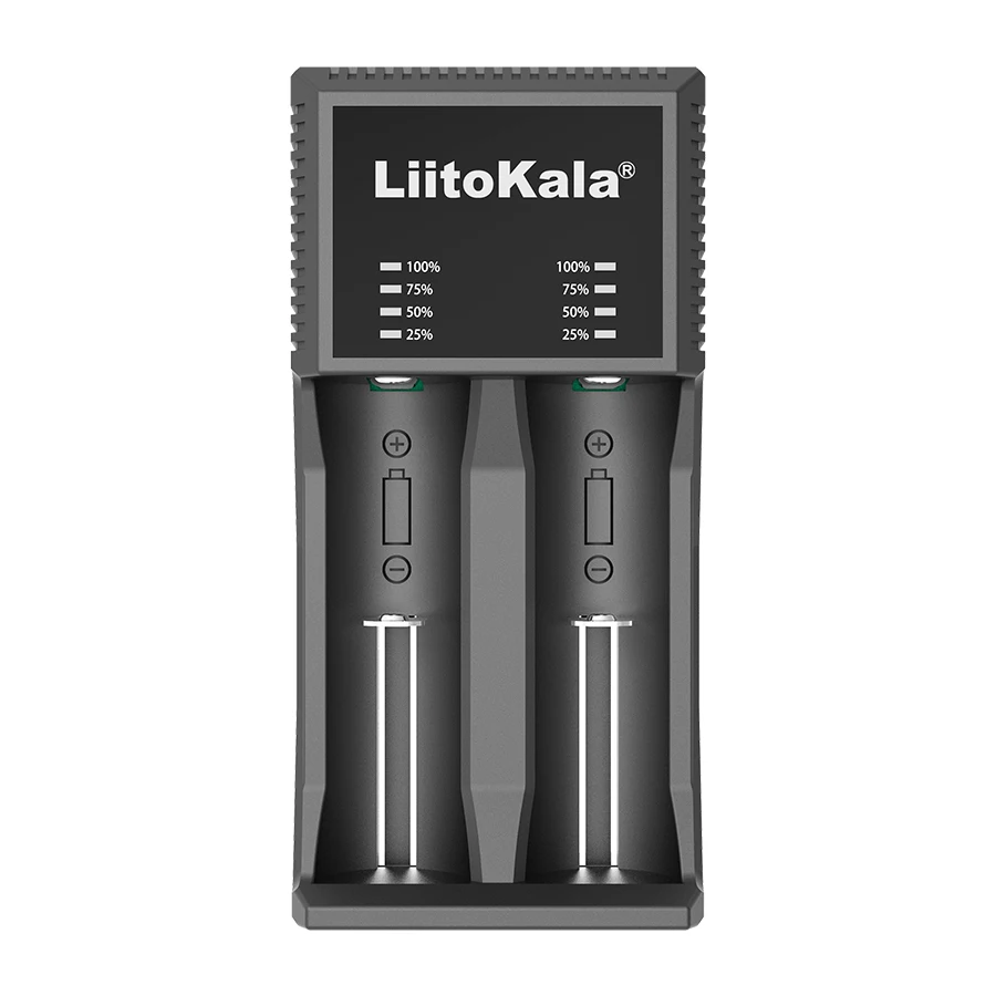 LiitoKala Lii-PL2 18650 شاحن ل 3.7 فولت/1.2 فولت NiMH 18650 18350 18500 21700 20700 26650 إعادة شحن شاحن بطارية ليثيوم