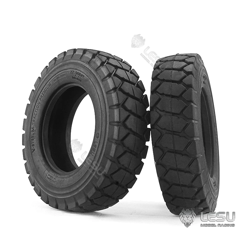 Rubber tire LESU mining truck AOUE R100 E model toy RD-2010 high quality rubber tire modified vehicle