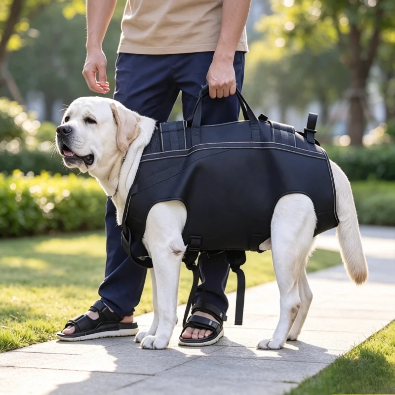 Multifunctional Dog Carrier Backpack Breathable Portable Pet Travel Bag with Shoulder Straps for Medium Large Dogs Outdoor