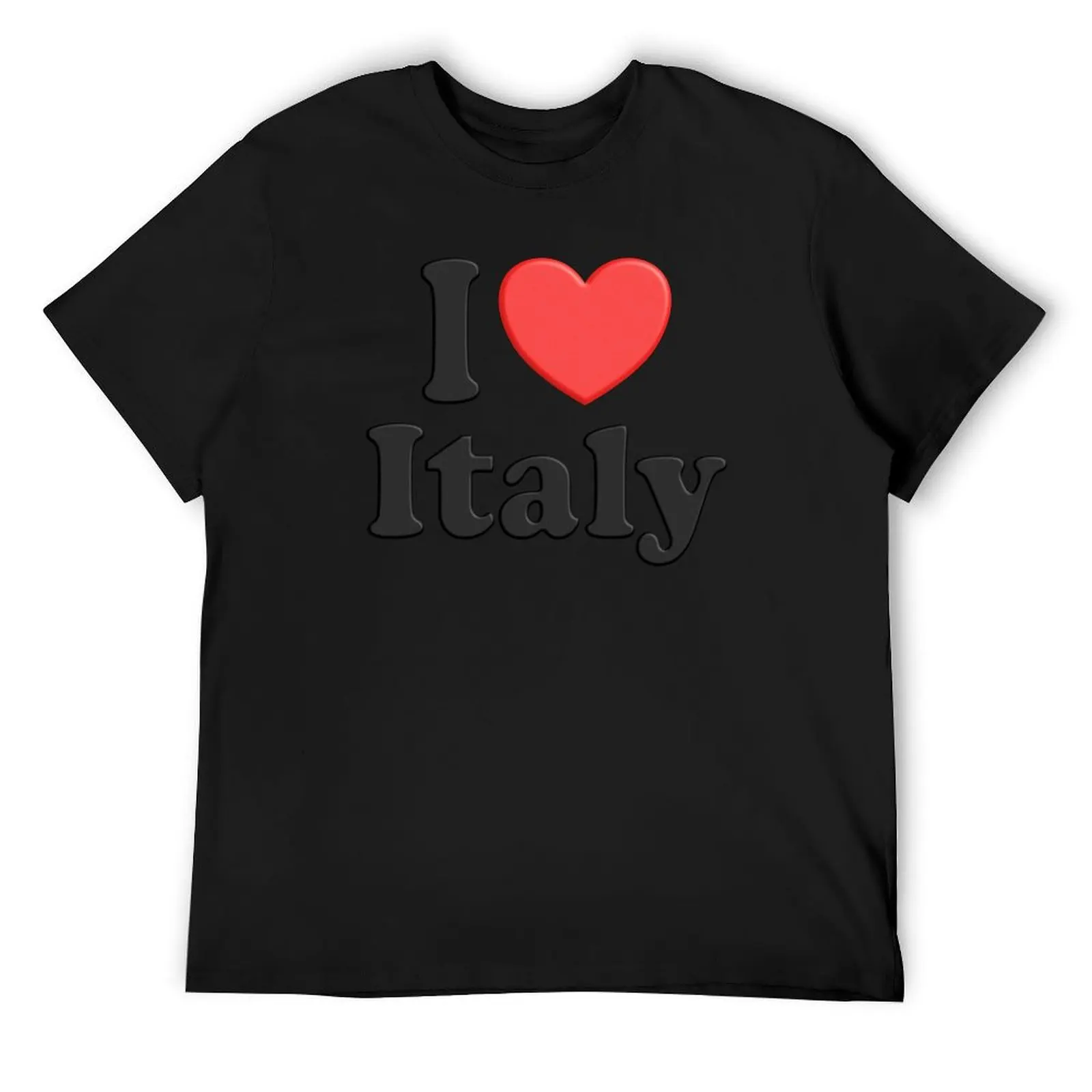 

I Heart Italy - I Love Italy T-Shirt affliction shirts Luxury man cotton graphic tees vintage graphic tee funny t shirts men