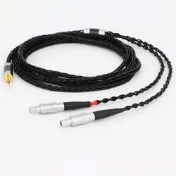 Czarny Mix 4 pin Xlr 4.4 2.5mm 3.5 6.35 jack 16 rdzeni do słuchawek kabel do słuchawek dla Sennheiser hd 800 s hd800 hd800s