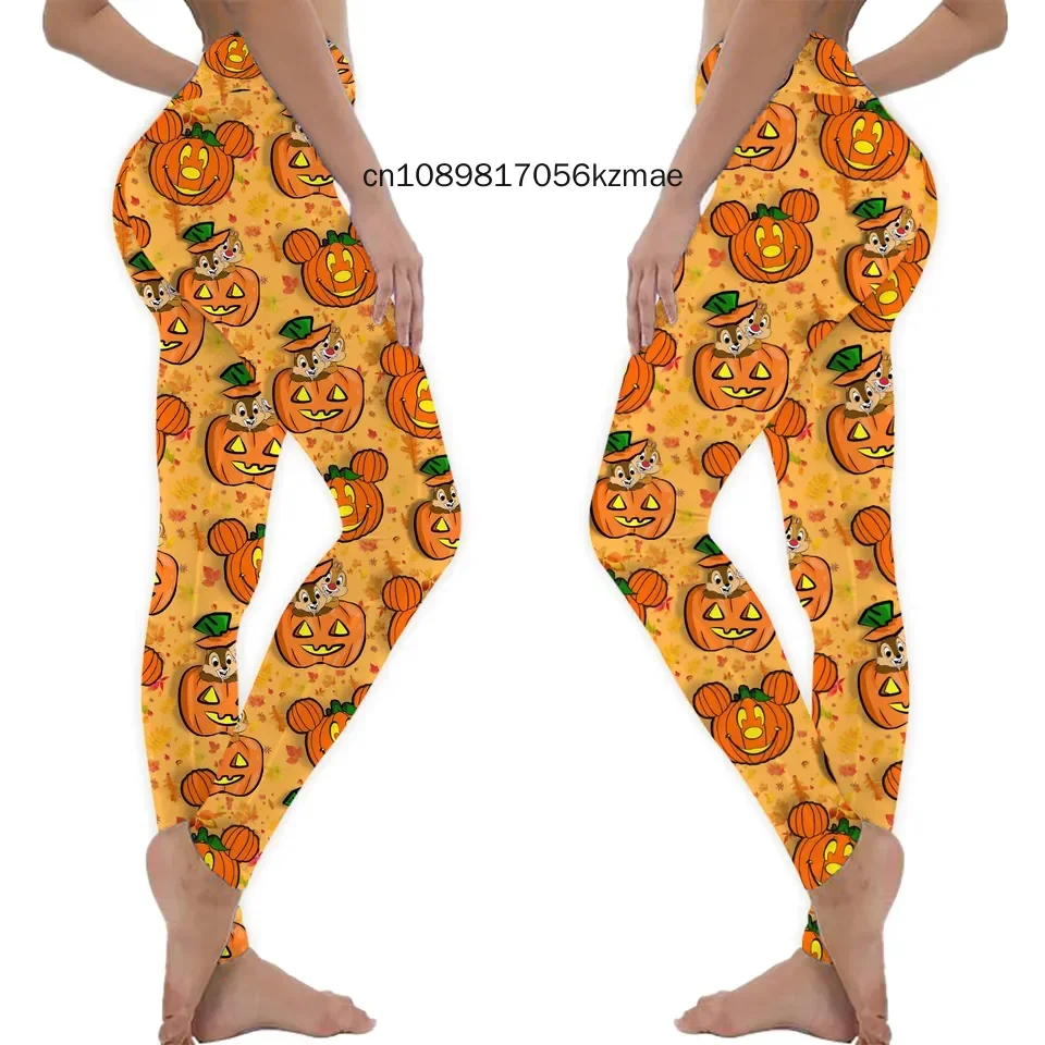 New Sexy Mickey Mouse Halloween Prints Girls Elastic Fitness Gym Sport Workout Leggings Women Yoga Pants Dropshipping