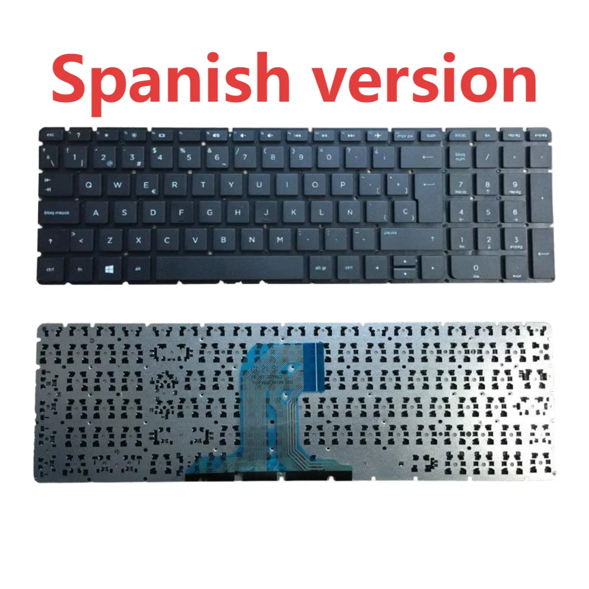 

17-X испанская/французская клавиатура для HP 17-x000ns 17-x004ns 17-x005ns 17-x006ns 17-x007n sp AZERTY