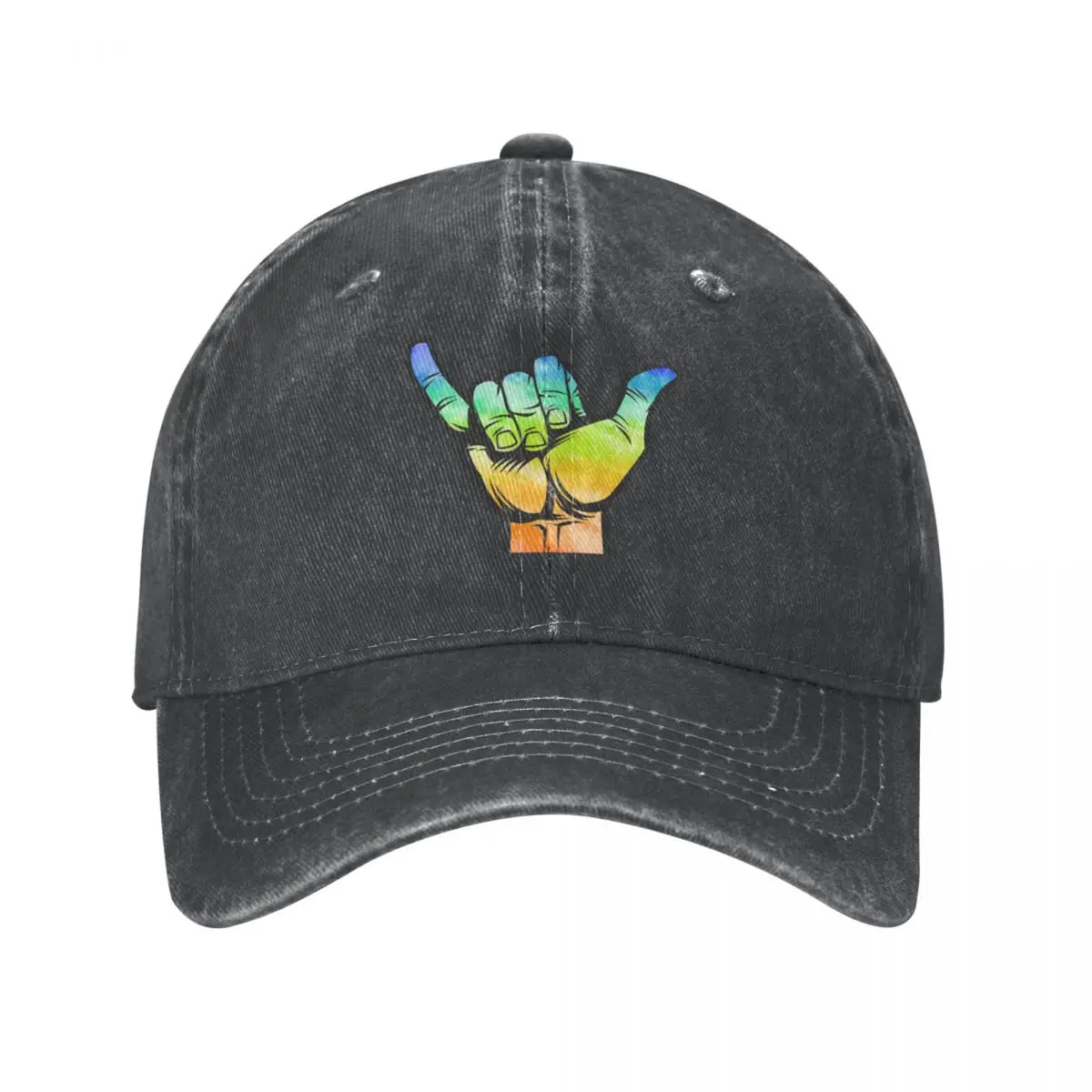 Tie dye Shaka shuckas hang loose surf sign Cowboy Hat Horse Hat Beach Bag Hat Man Luxury For Girls Men's