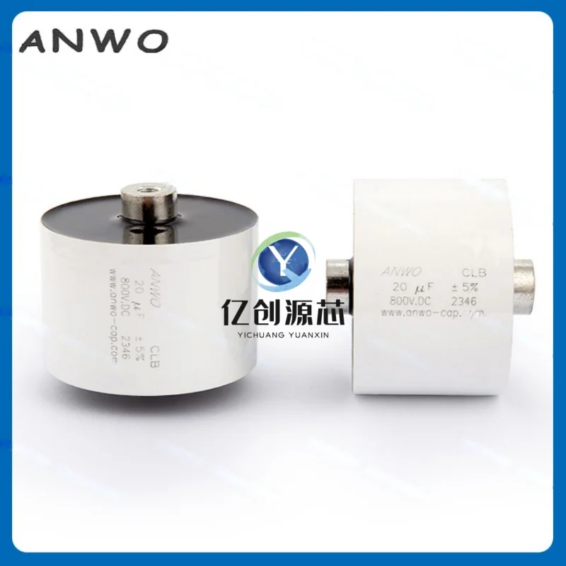 100% brand new original CLB 10UF, 20UF, 30UF, 40UF, 50UF, 60UF, 80UF,100UF 800V DC ANWO film capacitors