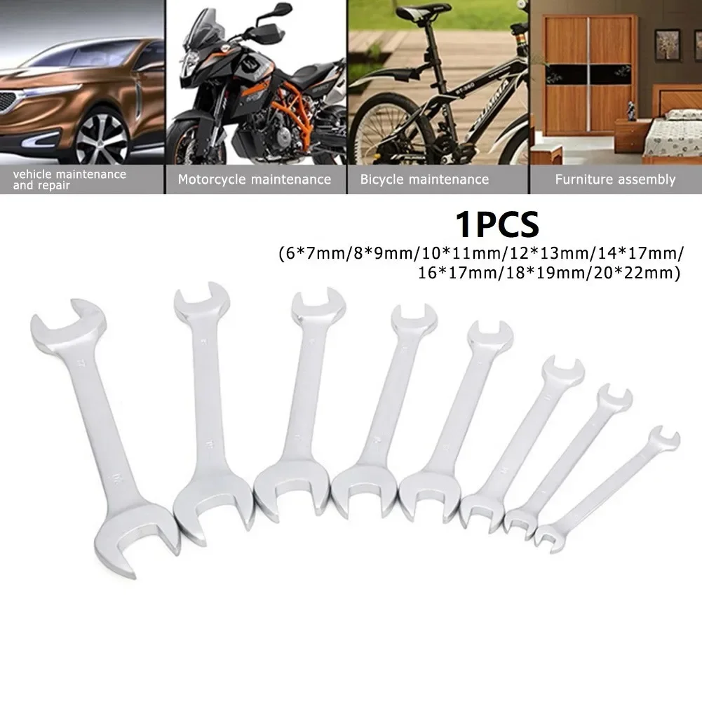 Spanner Thin Open End Wrench Set Ultra-thin Flat Wrench Tool Plumbing Tubing6*7/8*9/10*11/12*13/14*15/16*17/18*19/20*22 Wrenches