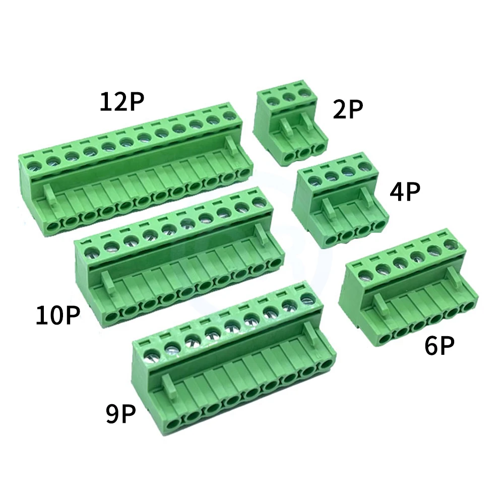 (5/10 PCS) KF2EDGK 5.08mm 5.0mm Plug-in Terminal Block 2EDGK 5.08 / 5.0 Phoenix Terminal Block Wiring Holder Plug Body JM 15EDGK