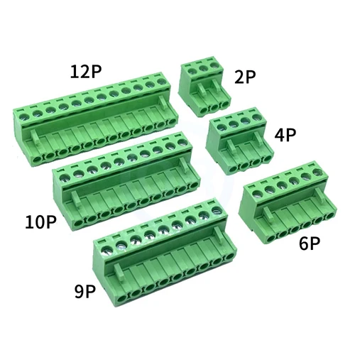 Imagen 2 del producto (5/10 uds) KF2EDGK 5,08mm 5,0mm bloque de terminales enchufable 2EDGK 5,08 / 5.0 bloque de terminales Phoenix soporte de cableado cuerpo de enchufe JM 15EDGK