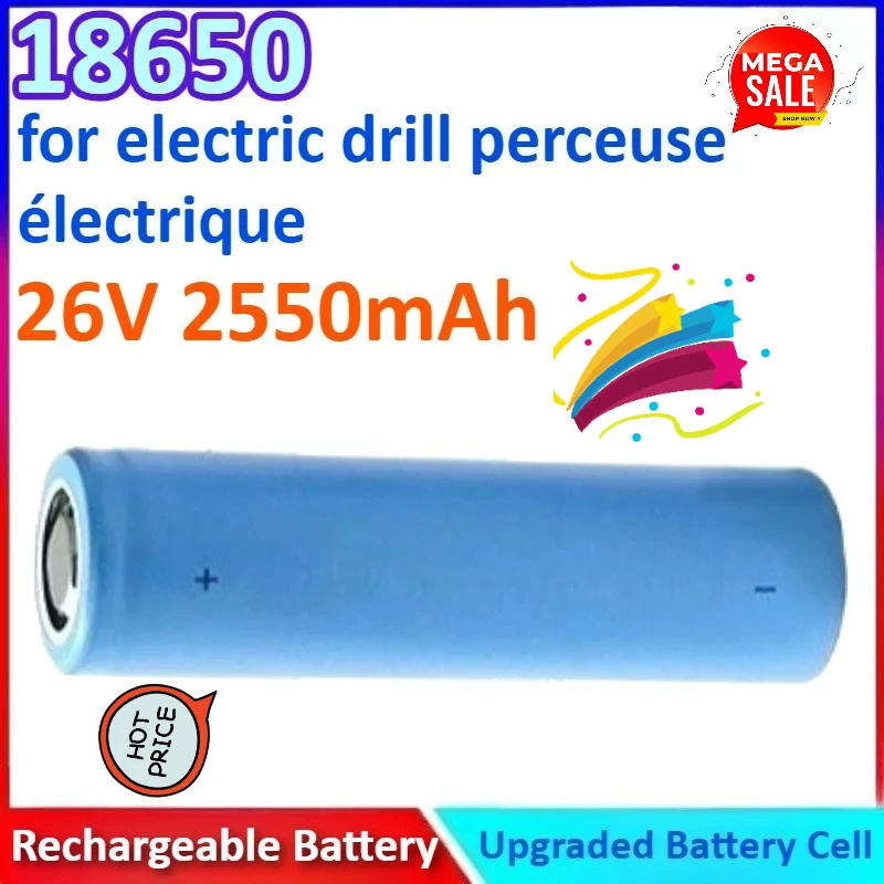 

26V 2550mAh Brand-new 18650 General-purpose EVE Lithium Battery for Electric Drill Perceuse Électrique , Cellule Assemblable