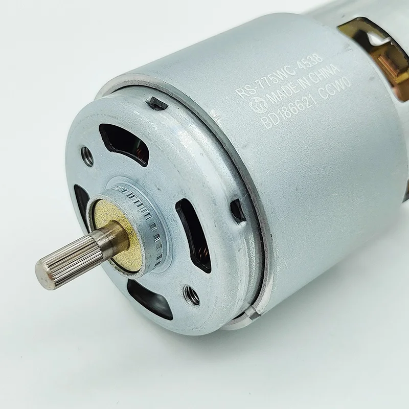 

775 Motor RS-775WC-4538 DC 12V-24V 8600RPM Large Torque Dual Shaft Knurled shaft DIY Electric Tools Polishing machine