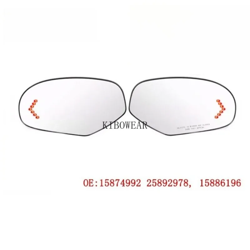 Heated Auto Side Mirror Glass Arrow for Cadillac Escalade ESV EXT Chevrolet Avalanche Suburban Tahoe GMC Sierra Yukon 2007-2013