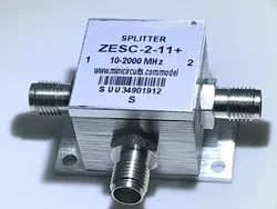 Zesc-2-11 + 10-2000mhz one-minute two-power splitter SMA 1PCS