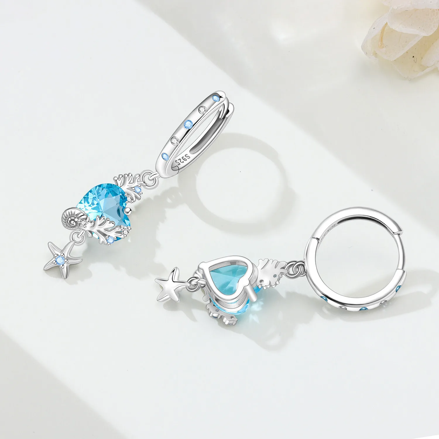 CYCUFF 925 Sterling Silver Devil Fish Ocean Series Drop Earrings Women Earrings Charm Fashion Versatile Party Jewelry Gifts