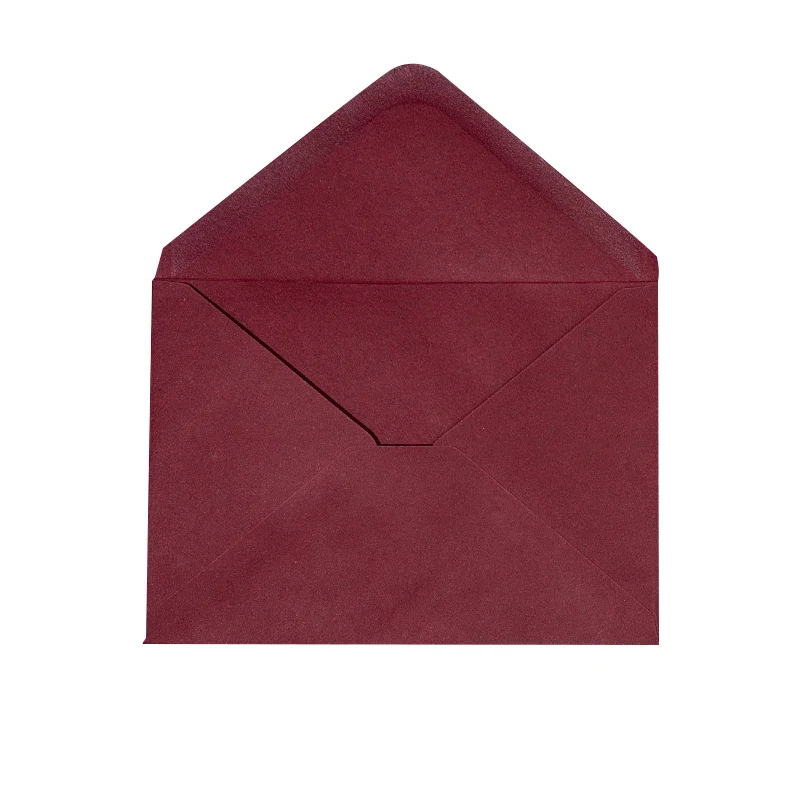 50 sztuk/partia wino czerwone 18x13cm koperta małe artykuły biznesowe 120g papierowe zaproszenia pocztówki listy torba artykuły papiernicze ślubne — zdjęcie produktu 7