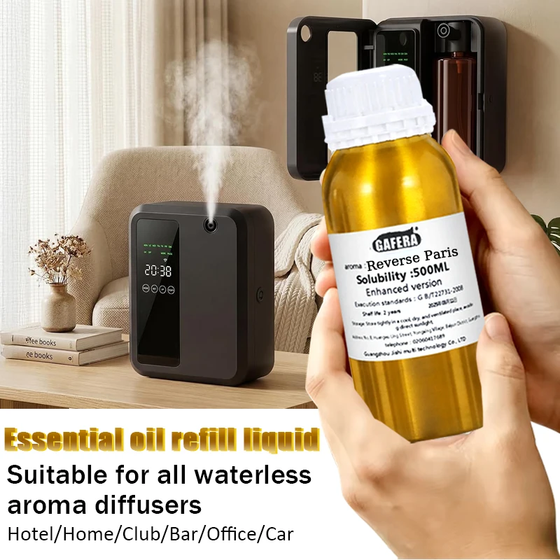 Oil-soluble essential oil 500ml, Sheraton, Ritz-Carlton - suitable for all waterless diffusers, large aromatherapy diffuser refi