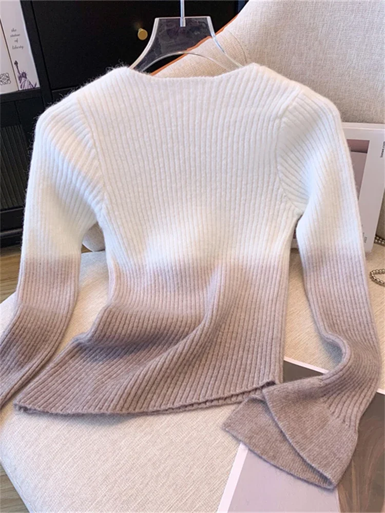 

Sweater Women Winter Pullover Girls Sweater Oversize Knitting Tops Vintage Long Sleeve Fall Female Knitted Outerwear Warm Pull