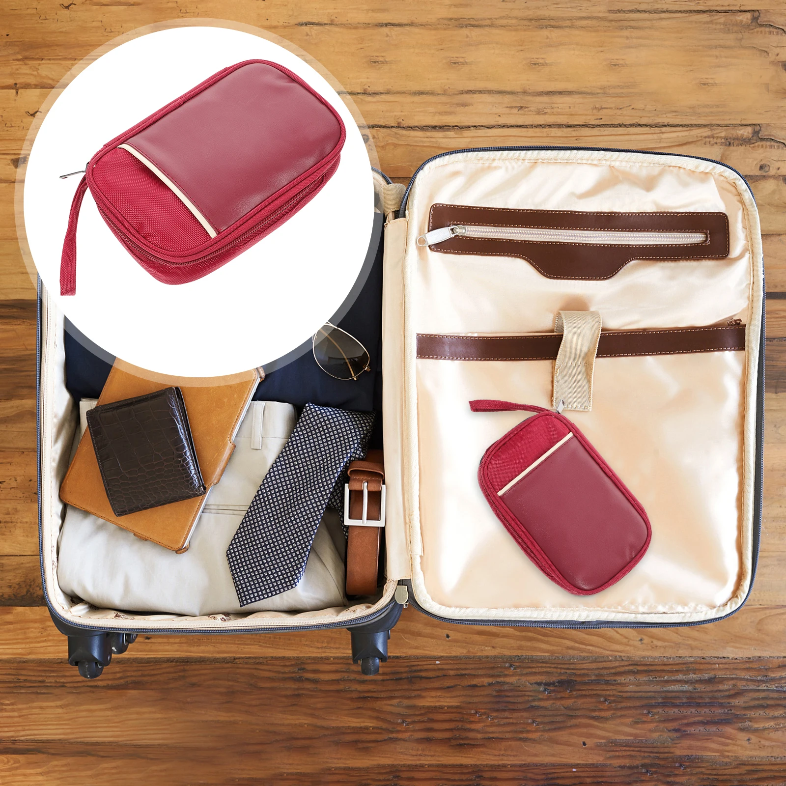 

Premium Data Cord Organizer Bag Travel Electronics Accessories Storage Case Durable Waterproof Portable for Indoor Outdoor Use