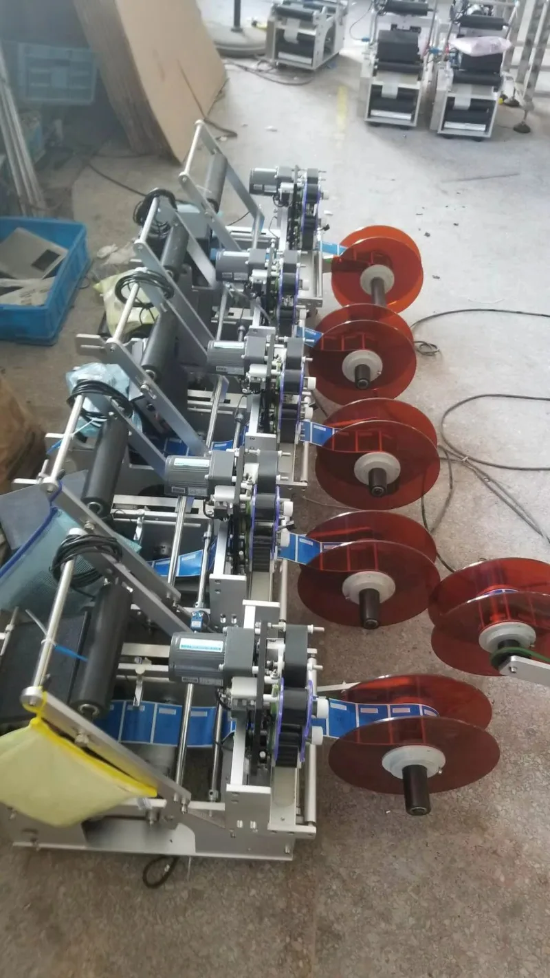 Bropac MT50 Tabletop Semi Automatic Manual Small Round Plastic Glass Bottle Can Paper Sticker Labeling Machine