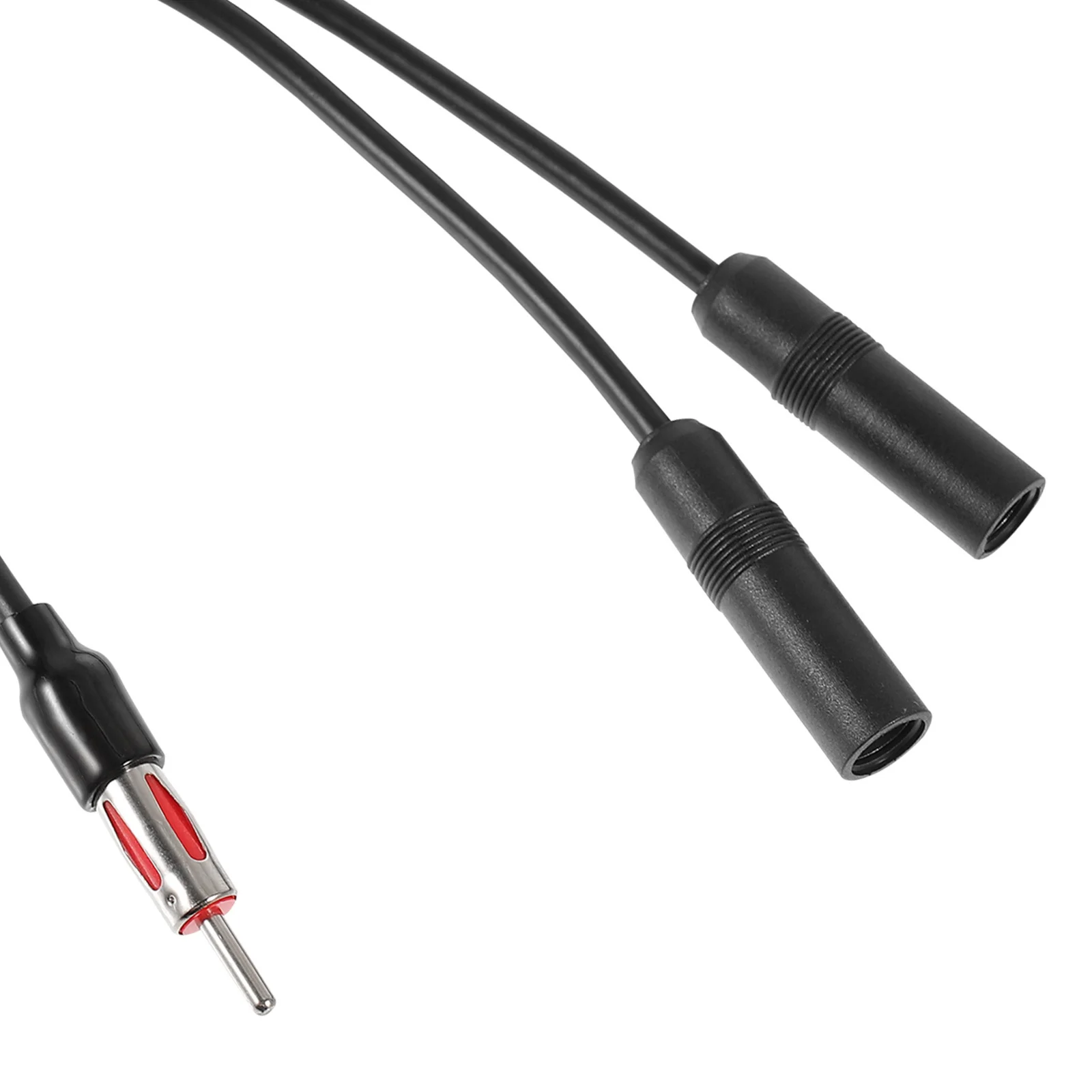 

1Pcs Auto Antenna Adapter Cable 1 Male to 2 Female Car Aerial Adapter High Quality Replacement Cable Stable Signal Car Supplies