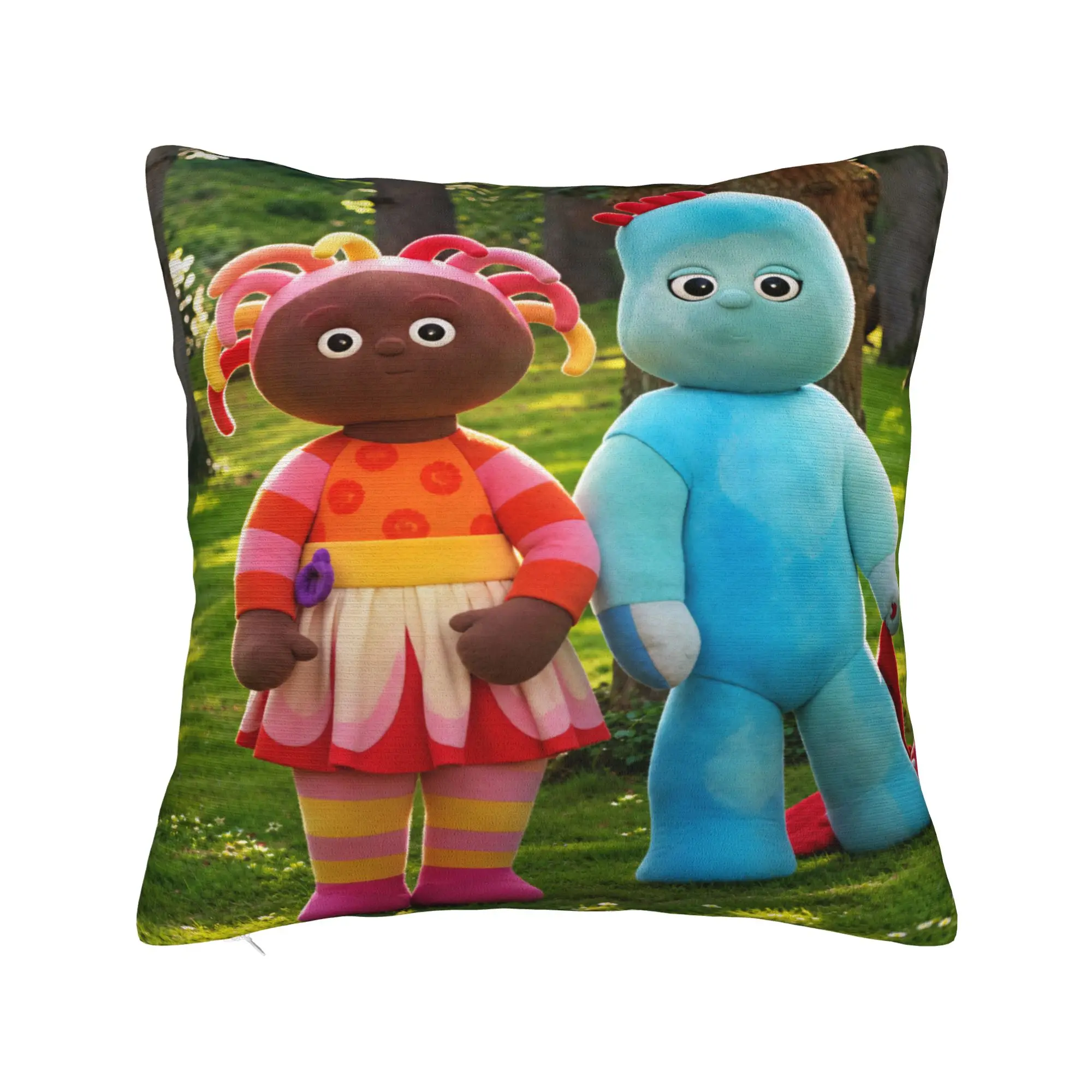The Haahoos In the night garden Pillow Case  Funny Pillow Cover Comfy Pillowcases For Sofa Couch Bed Living Room