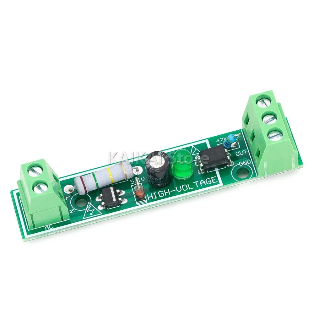 1-Bit AC 220V Optocoupler Isolation Module Voltage Detect Board Adaptive 3-5V For PLC Isolamento Fotoaccoppiatore Module