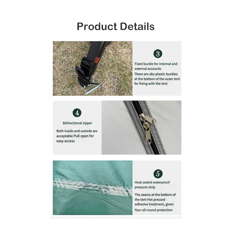 Tentes de Camping Glamping personnalisées Oxford, dôme de Glamping étanche, ultralégères, installation facile, luxe pour Camping familial en montagne