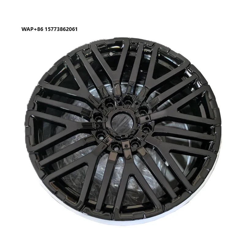 G Class W464 400d Upgrade to 4x4 Rims Glossy Black Aluminum Forged Wheel Hub 22 Inch ET45  5 Pack
