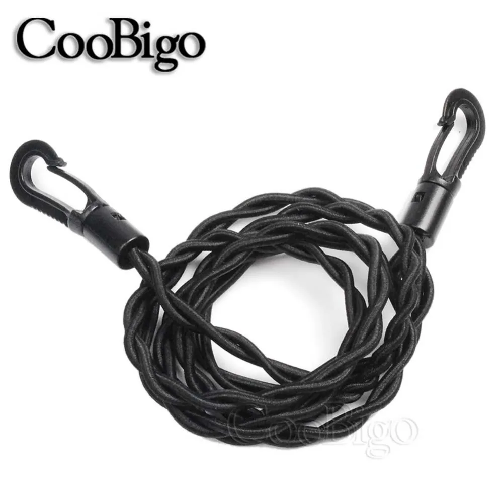 Portable Outdoor Camping Hanging Bungee Tie Shock Cord Weave Elastic Rope Travel Windproof Clothesline Drying Rack DIY Accessory