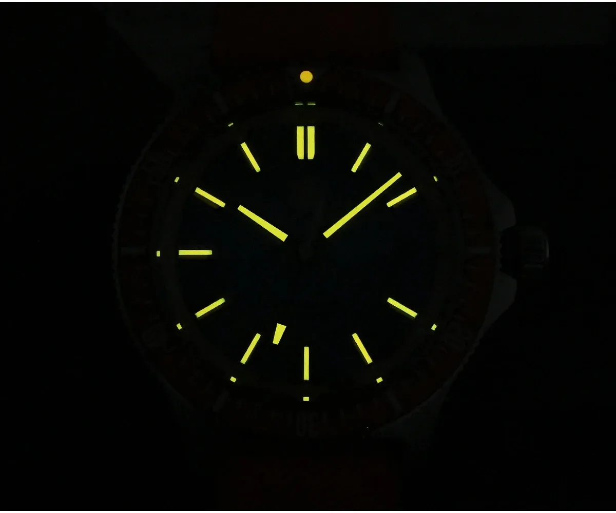 San Martin Men Automatic Watch 40mm Mechanical Wristwatch Diver 20ATM Waterproof Luminous NH35 Gradient Dial Ceramic Bezel