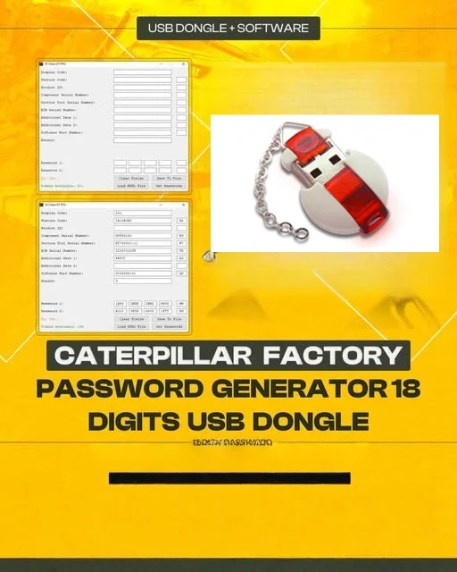 TruckEPC 18 Digit Factory Password Generator USB Dongle For Cat