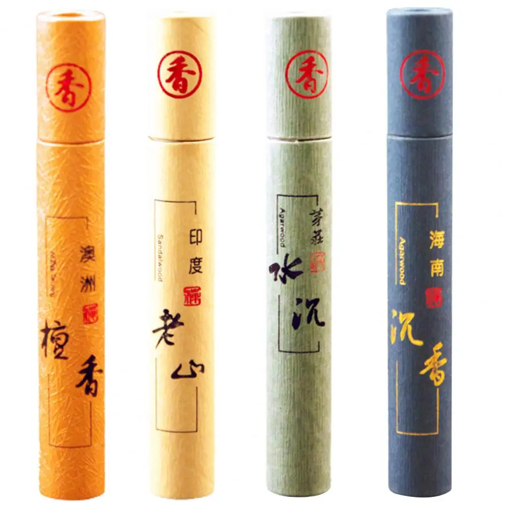 1 Box Sandalwood Sticks  Modern Portable Indoor Hem Incenses Bundle  Natural Line Incenses