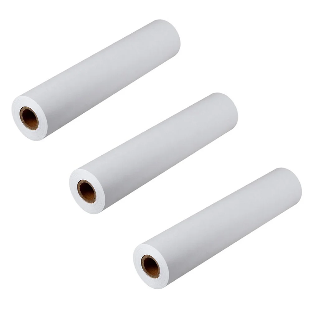 3 لفات من ورق الرسم للأطفال، لفة ورق رسم جرافيتي، سطح أملس سميك لأقلام التلوين وأقلام الرصاص