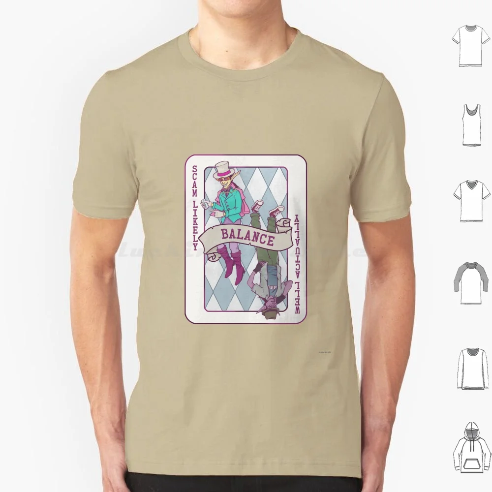 

Balance , Deck Of Many Things T Shirt Big Size 100% Cotton Scam Likely Well Actually And Daddies Dndaddies Dnd And Henry Oak