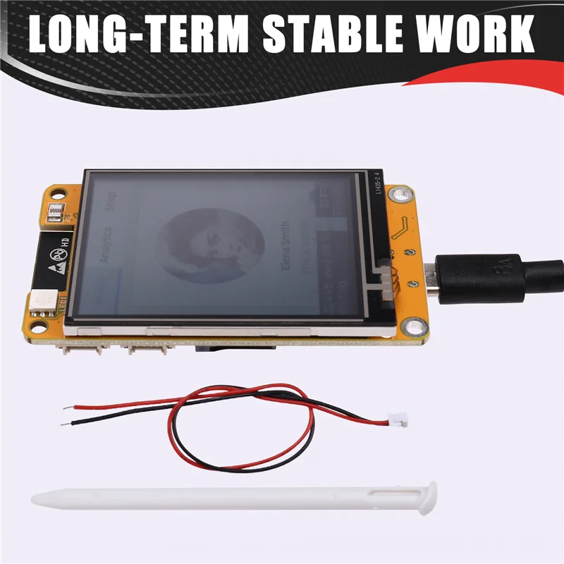 

ESP32 WIFI And Bluetooth Development Board 2.4 Inch LCD TFT Module 240X320 Smart Display Screen With Touch WROOM