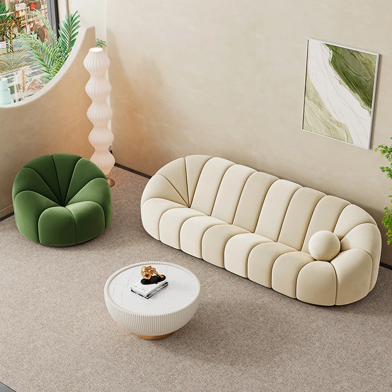 

Light Luxury Romantic Sofa Adult Comfortable Room Decor Aesthetics Sofas Unusual Hallway Modern Sillon Cama Salon Furniture