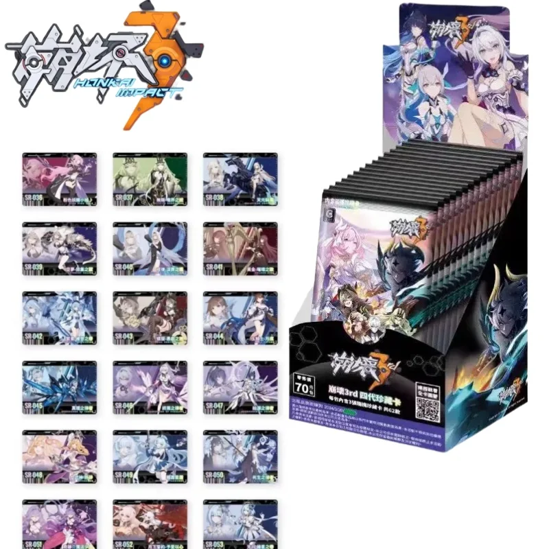 

Новая коллекционная карта четвертого поколения Honkai Impact 3, игровая карта Elysia с героями мультфильмов, товары в стиле аниме, официальная коллекционная карта