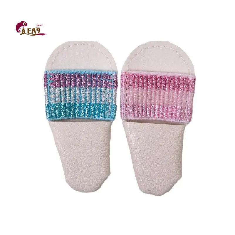 AEA9-2PCS Elastic PU Leather Finger Guards For Sewing And Embroidery Anti-Prick PU Leather Thimbles With Hand Protection