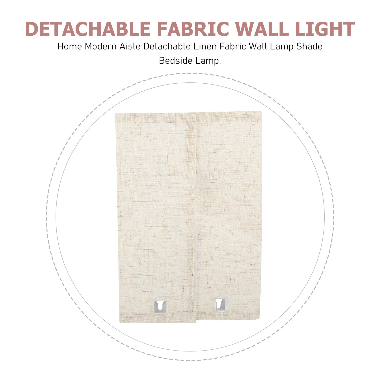 

1Set Replacement Lamp Shade Rustic Detachable Floor Table Lamp Cover Indoor Fabric Lampshade for Bedroom Living Room Desk Light