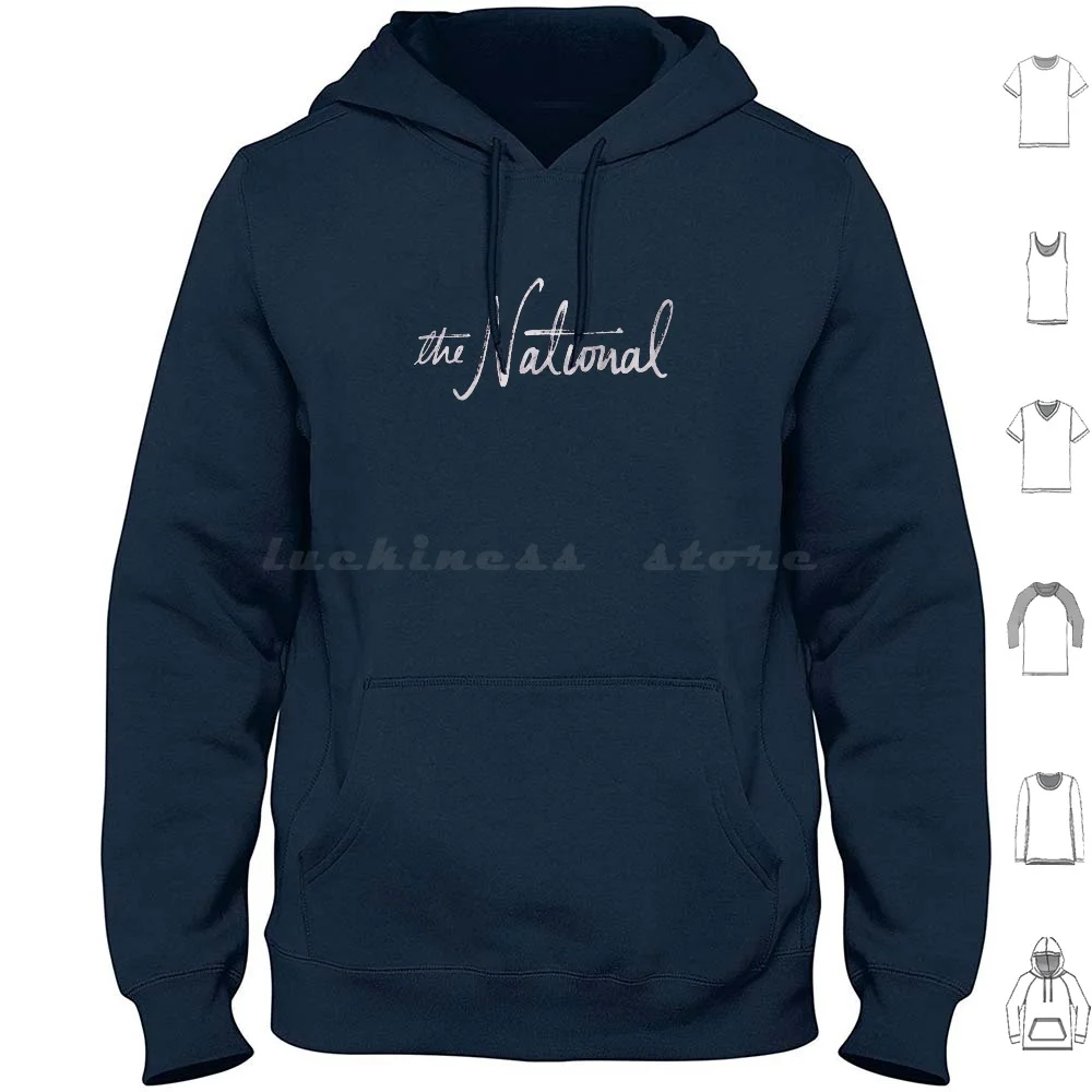 The National Script Hoodie cotton Long Sleeve The National Band Trouble Will Find Me Sleep Well Beast Matt Berninger