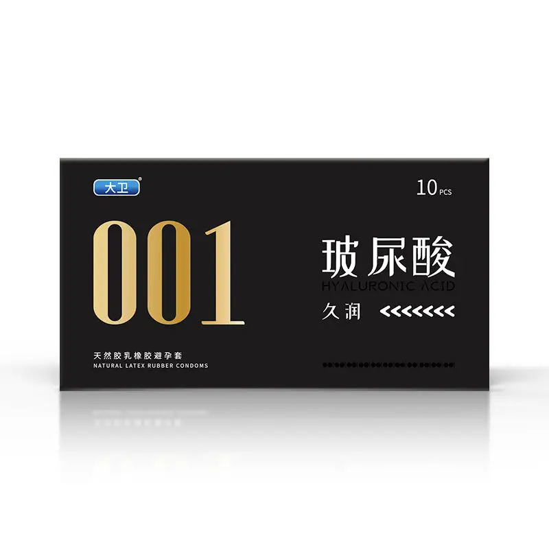 David Super Ultra Thin 001 Condom For Long Sex Hyaluronic Acid ICE Fire Delay Condoms Safe Penis Sleeve Adult Toys Contraceptio