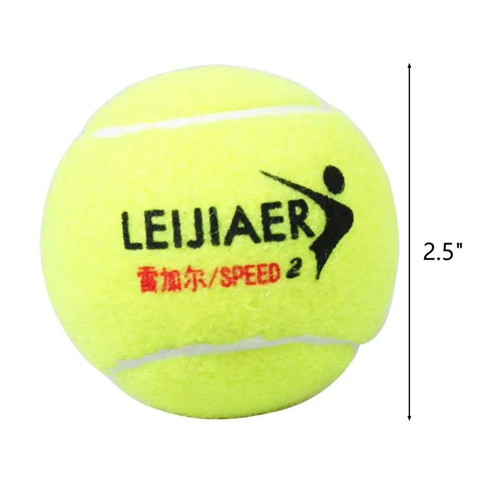 Tennis Ball 10Pcs Practical Long-lasting Environmentally Friendly Elastic Resistant Rubber Tennis for Outdoor